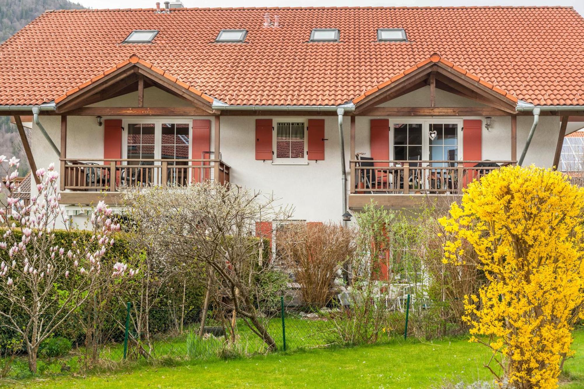 Ferienwohnung Fuchsbau 오버라우 외부 사진